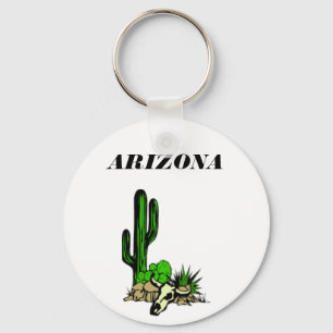 Porte-clés Porte - clé crâne Cactusand de l'Arizona
