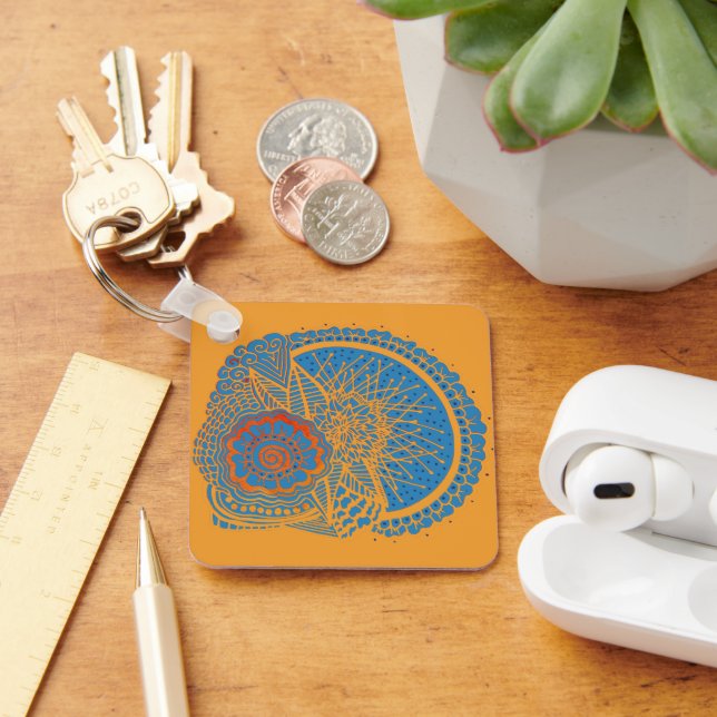 Porte-clés Porte - clé crâne du cerveau (Bureau)