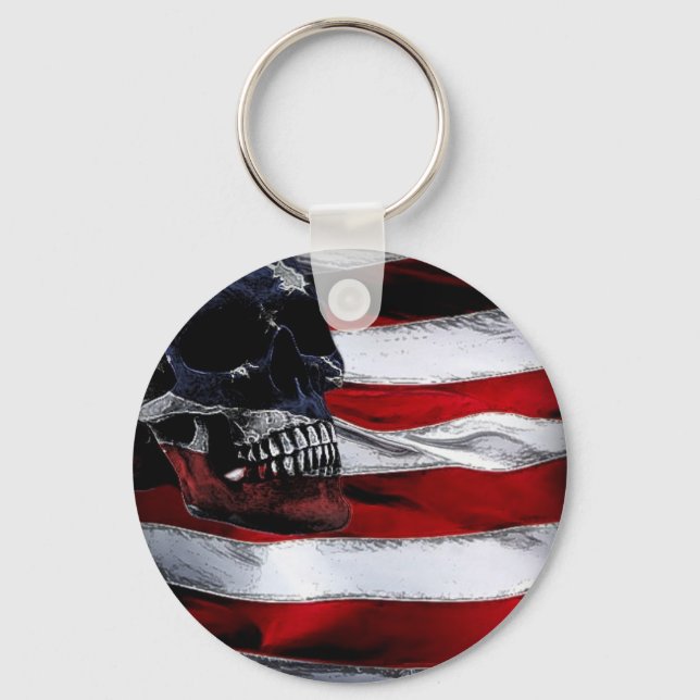 Porte-clés Porte - clé crânien (Amérique) (Recto)