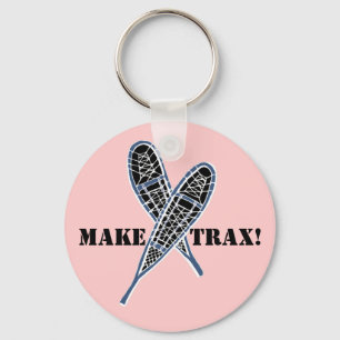 Porte-clés PORTE - CLÉ Crossed Snowshoes Raquette à neige fai