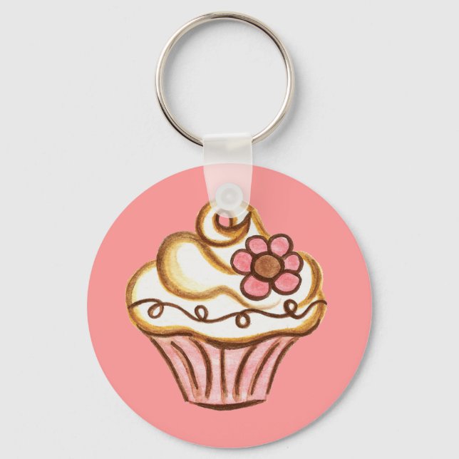 Porte-clés Porte - clé Cupcake (Recto)