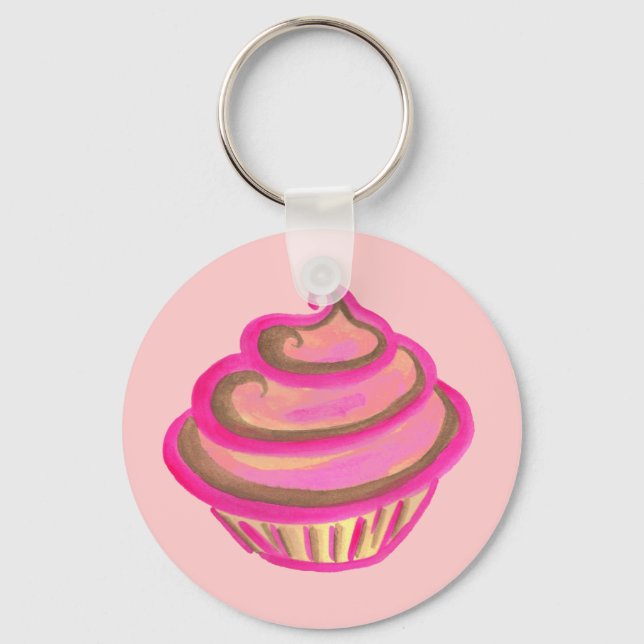 Porte-clés Porte - clé Cupcake (Recto)