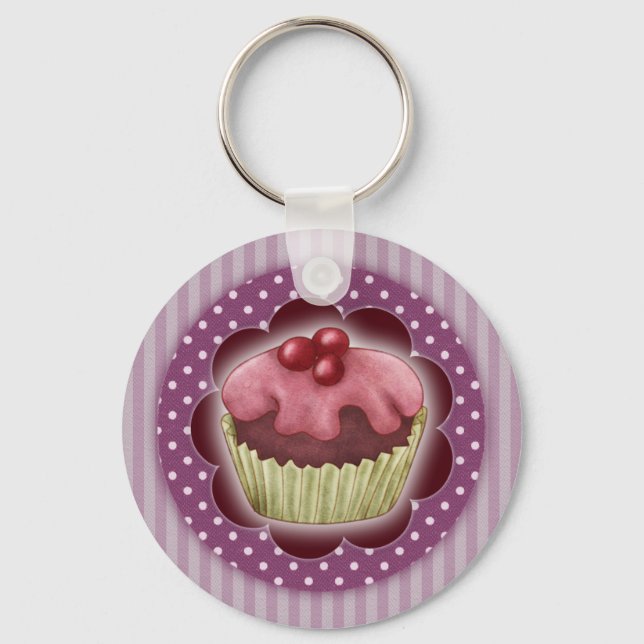 Porte-clés Porte - clé Cupcake (Recto)