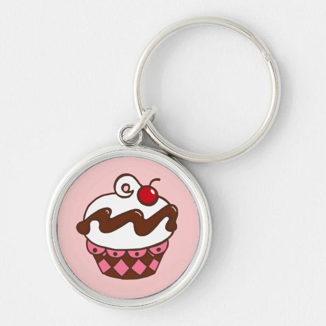 Porte-clés Porte - clé Cupcake (Devant)
