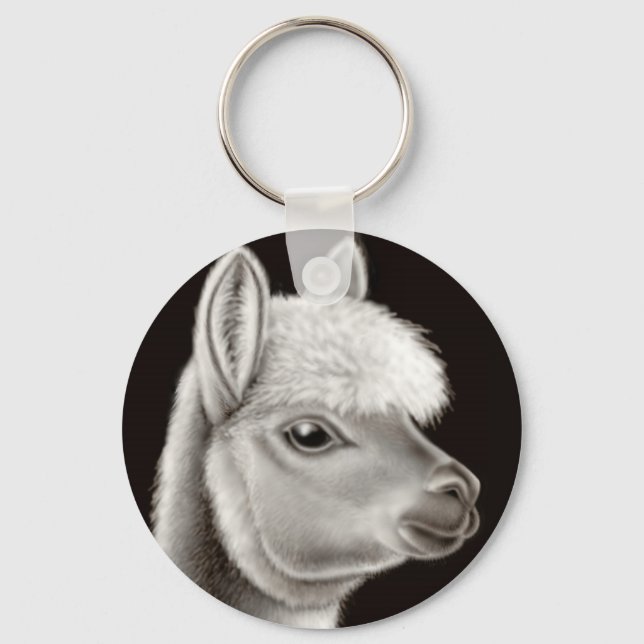 Porte-clés Porte - clé Cute Alpaca (Recto)