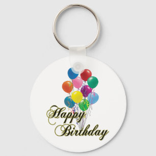 Porte-clés Porte - clé D4 de joyeux anniversaire