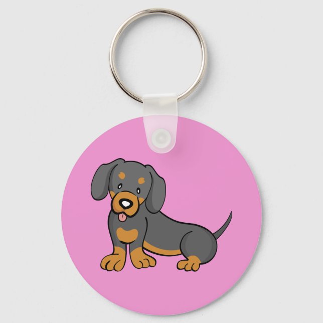 Porte-clés Porte - clé Dachshund (Recto)