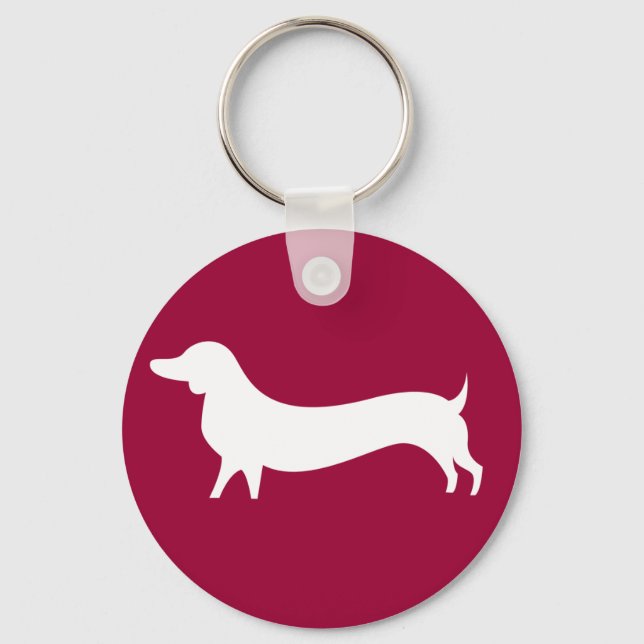 Porte-clés Porte - clé Dachshund (Recto)