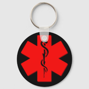 Porte-clés porte - clé d'alerte Médicale