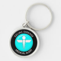 Porte - clé d'alerte Médicale de la maladie coelia