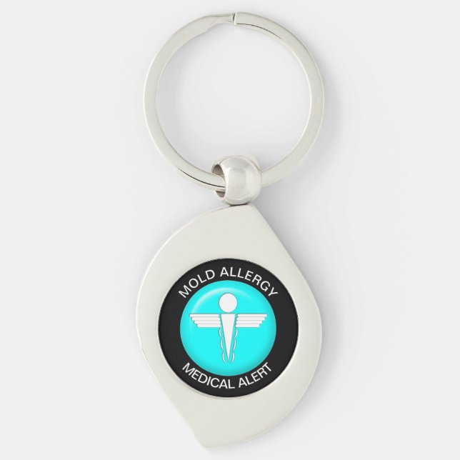 Porte-clés Porte - clé d'alerte Médicale de moulage (Devant)