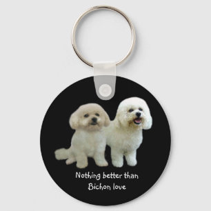 Porte-clés Porte - clé d'amis de Bichon