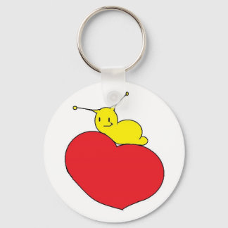 Porte-clés porte - clé d'amour de la limace