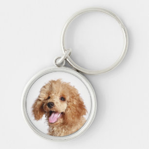 Porte-clés Porte - clé d'amour du chien de chiot d'abricot p