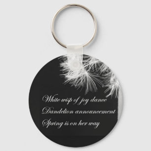 Porte-clés Porte - clé Dandelion Haiku