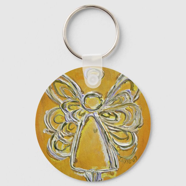 Porte-clés Porte - clé d'angle jaune (Recto)