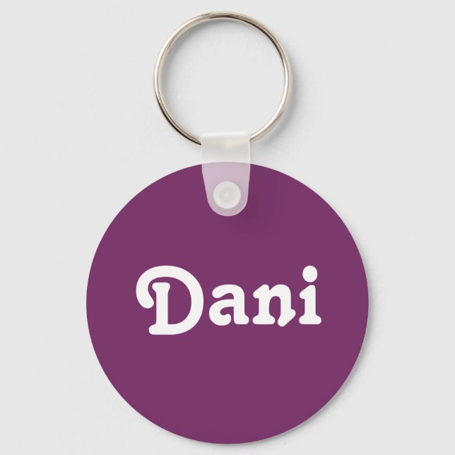 Porte-clés Porte - clé Dani (Recto)