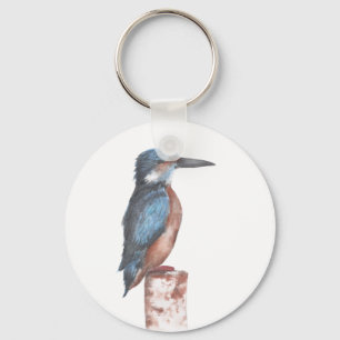 Porte-clés Porte - clé d'aquarelle Kingfisher