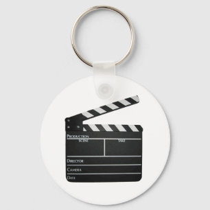 Porte-clés Porte - clé d'ardoise de film Clapet
