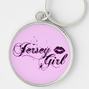 Porte-clés Porte - clé d'argent de fille du Jersey