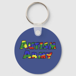 Porte-clés Porte - clé d'armée d'autisme