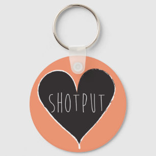 Porte-clés Porte - clé d'athlétisme de jet mis par tir
