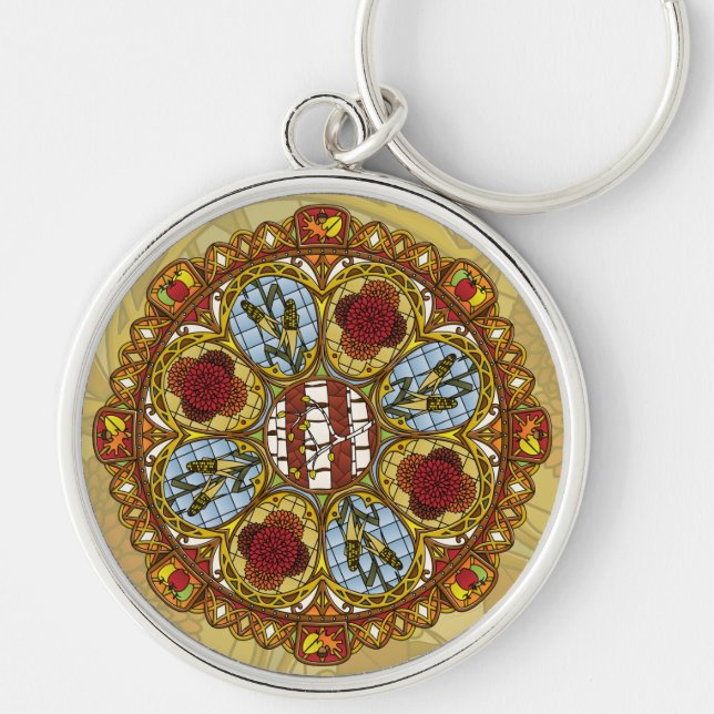 Porte-clés Porte - clé d'automne (Devant)