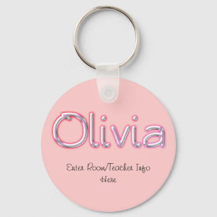 Porte-clés Porte - clé de balise Olivia Name