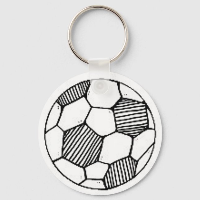 Porte-clés Porte - clé de balle de football (Recto)
