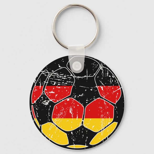 Porte-clés Porte - clé de balle de football en Allemagne de l (Recto)