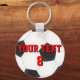 Porte-clés Porte - clé de balle de football personnalisé (Front)