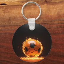 Porte - clé de balle de football : Portez votre pa