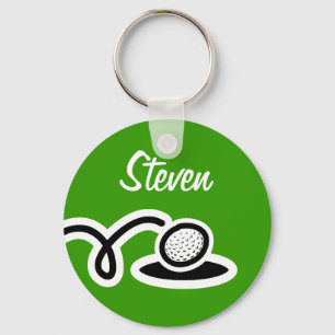 Porte-clés Porte - clé de balle de golf   Personnalisable ave