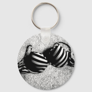Porte-clés Porte - clé de barre noir et blanc