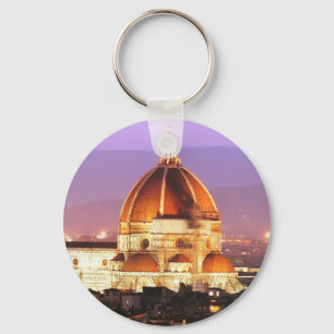 Porte-clés Porte - clé de base de bouton de photo de Duomo