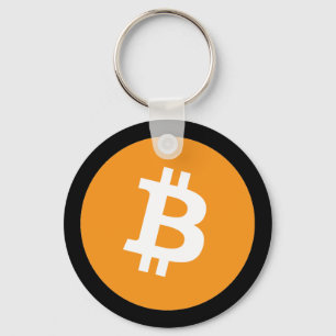 Porte-clés Porte - clé de base du logo   de Bitcoin BTC