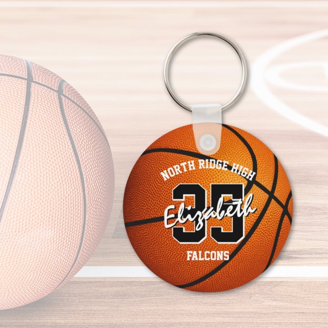 Porte-clés porte - clé de basket-ball de garçon de fille avec (Créateur téléchargé)