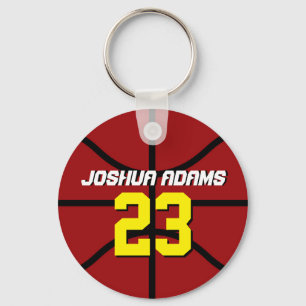 Porte-clés Porte - clé de basket-ball des athlètes de l'éq