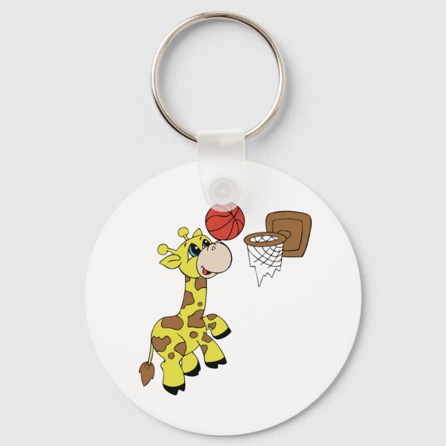 Porte-clés Porte - clé de basket-ball Giraffe (Recto)