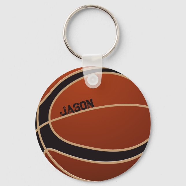 Porte-clés Porte - clé de basket-ball monogramme (Recto)