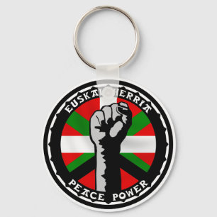 Porte-clés porte - clé de basque de puissance de paix