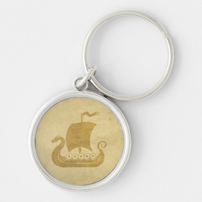Porte-clés Porte - clé de bateau de dragon (Devant)
