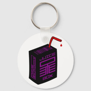 Porte-clés Porte - clé de boîte de jus (blanc bg)