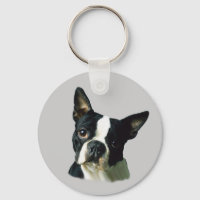 Porte - clé de Boston Terrier