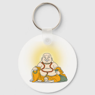 Porte-clés Porte - clé de Bouddha Maitreya souriant