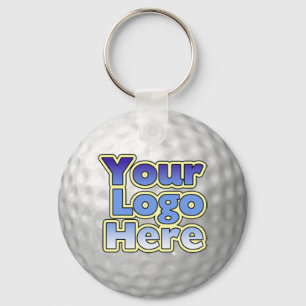 Porte-clés Porte - clé de boule de golf de logo