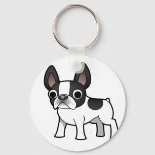 Porte-clés porte - clé de bouledogue français