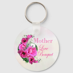 Porte-clés Porte - clé de bouquet d'amour pour le jour de