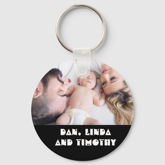 Porte-clés Porte - clé de boutons customisé (Recto)