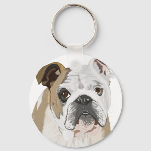 Porte-clés Porte - clé de Bulldog anglais